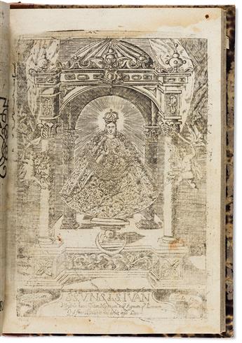 (MEXICAN IMPRINT--1694.) Francisco de Florencia. Origen de los dos celebres santuarios de la Nueva-Galicia obispado de Guadalaxara.